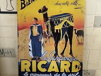 Metalen retrolook sierbord - afbeelding 1 van  1