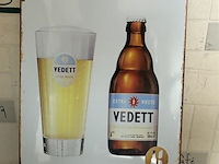 Metalen retrolook sierbord - afbeelding 1 van  1