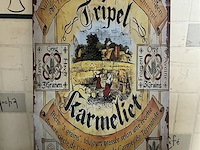 Metalen retrolook sierbord - afbeelding 1 van  1