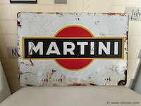 Metalen retrolook sierbord - afbeelding 1 van  1