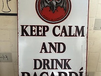 Metalen retrolook sierbord - afbeelding 1 van  1