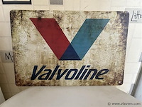 Metalen retrolook sierbord - afbeelding 1 van  1