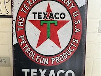 Metalen retrolook sierbord - afbeelding 1 van  1