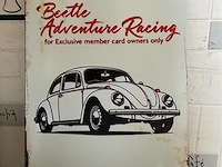 Metalen retrolook sierbord - afbeelding 1 van  1