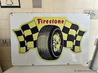 Metalen retrolook sierbord - afbeelding 1 van  1