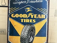 Metalen retrolook sierbord - afbeelding 1 van  1