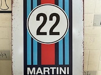 Metalen retrolook sierbord - afbeelding 1 van  1