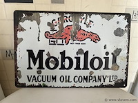 Metalen retrolook sierbord - afbeelding 1 van  1