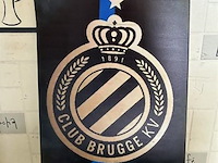 Metalen retrolook sierbord - afbeelding 1 van  1