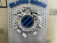 Metalen retrolook sierbord - afbeelding 1 van  1