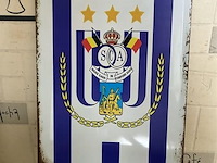 Metalen retrolook sierbord - afbeelding 1 van  1