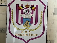 Metalen retrolook sierbord - afbeelding 1 van  1