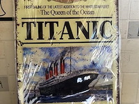 Metalen retrolook sierbord - afbeelding 1 van  1