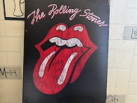 Metalen retrolook sierbord - afbeelding 1 van  1