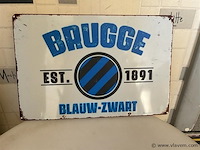 Metalen retrolook sierbord - afbeelding 1 van  1