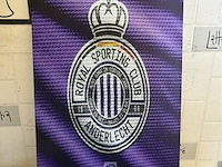 Metalen retrolook sierbord - afbeelding 1 van  1