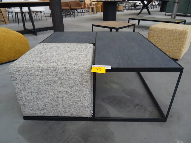 Metalen salontafel - afbeelding 1 van  3