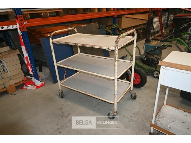 Metalen serveerkar - afbeelding 1 van  5