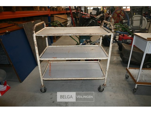 Metalen serveerkar - afbeelding 2 van  5