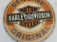 Metalen sierbord retrolook rond - afbeelding 1 van  1