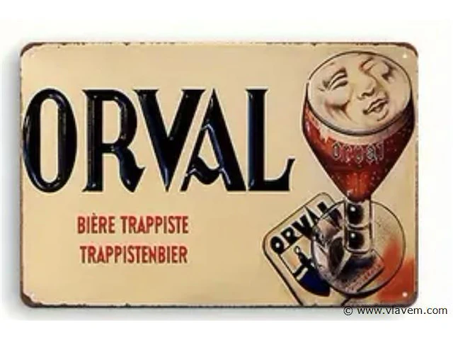 Metalen sierbord - afbeelding 1 van  1