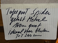 Metalen spider tafelpoot - afbeelding 2 van  2