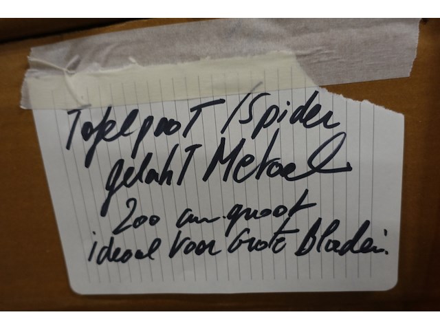 Metalen spider tafelpoot - afbeelding 2 van  2