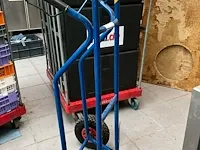 Metalen steekkar nn voorzien van 2 luchtbanden - afbeelding 2 van  2