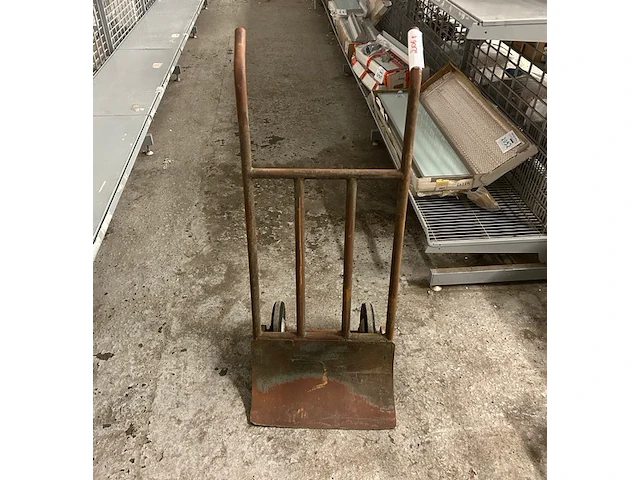 Metalen steekwagen - afbeelding 1 van  2