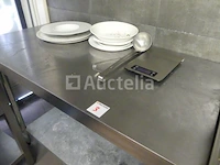 Metalen tafel 2 planken - afbeelding 1 van  4