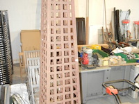 Metalen toren voor buiten 2 meter30 ongeveer - afbeelding 1 van  1