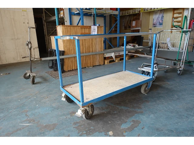 Metalen transportkar - afbeelding 1 van  3