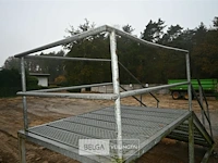 Metalen trap op wielen - afbeelding 6 van  8
