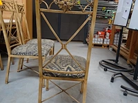 Metalen tuintafel + 6x stoel - afbeelding 3 van  5