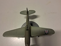 Metalen vliegtuig 2 stuks - afbeelding 9 van  10