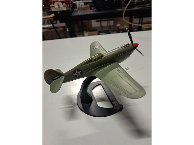 Metalen vliegtuig 2 stuks - afbeelding 10 van  10