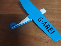 Metalen vliegtuigen 2 stuks - afbeelding 4 van  7