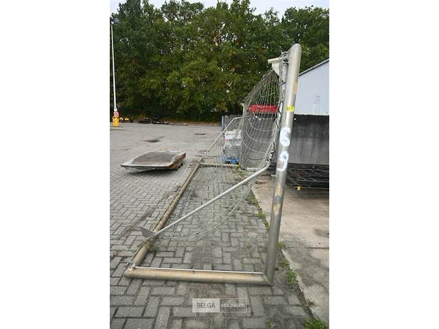 Metalen voetbaldoel - afbeelding 2 van  5