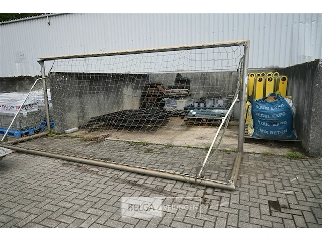 Metalen voetbaldoel - afbeelding 3 van  5