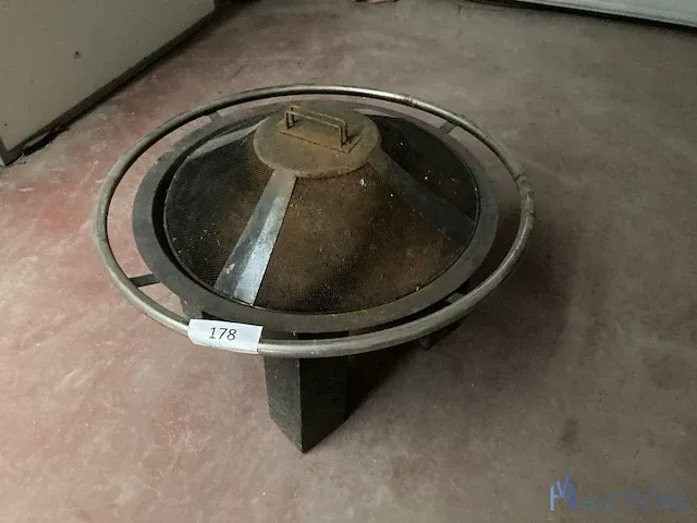 Metalen vuurschaal - afbeelding 1 van  2