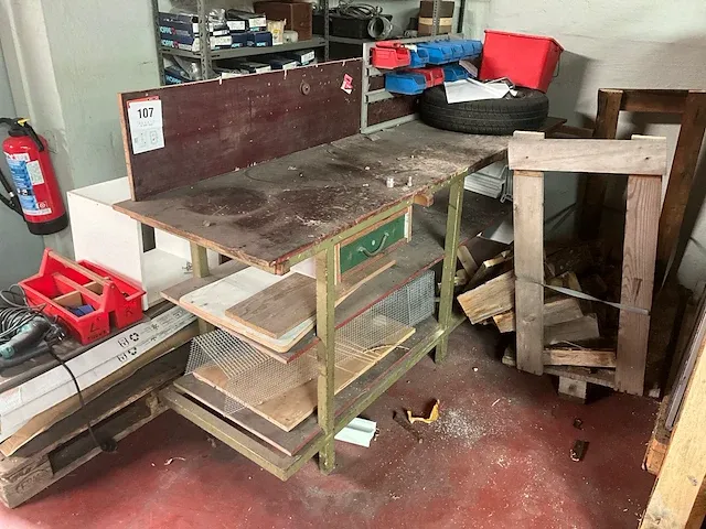 Metalen werkbank nn - afbeelding 1 van  4