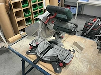 Metalen werkbank vv slijpmachine kinzo, afkortzaag metabo & bankschroef nn - afbeelding 11 van  20