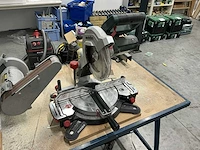 Metalen werkbank vv slijpmachine kinzo, afkortzaag metabo & bankschroef nn - afbeelding 9 van  20