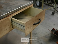 Metalen werkkar met 2 laden - afbeelding 4 van  5