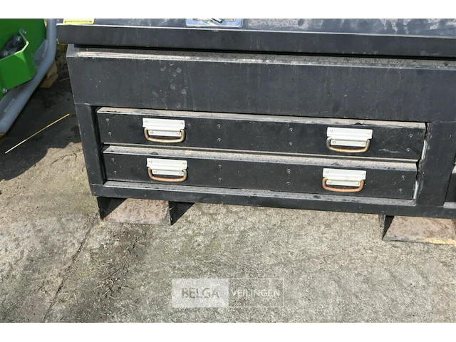 Metalen werkkist 4 lades/1 klepdeur 65x118x85 - afbeelding 6 van  6
