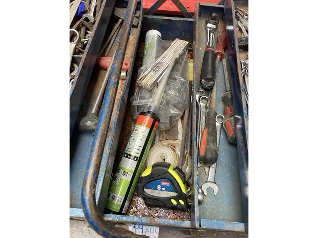 Metalen werkkoffer met inhoud - afbeelding 3 van  4