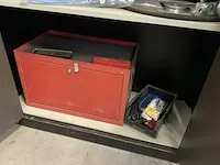 Metalen werkplaatskast met inhoud - afbeelding 2 van  9