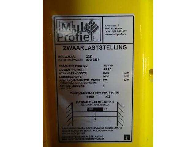 Metalen zwaarlaststelling multipofiel - afbeelding 3 van  6