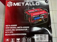 Metallo - 8500w - stroomgenerator - afbeelding 3 van  6