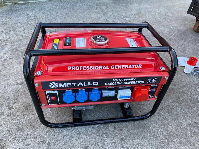 Metallo 8500w stroomgenerator (5x) - afbeelding 1 van  9